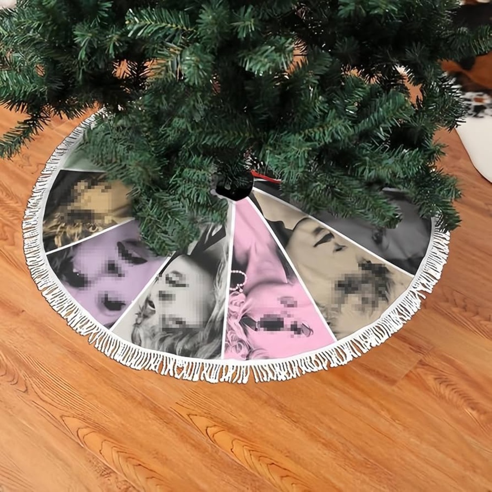 Taylor Swift Christmas Tree Skirt